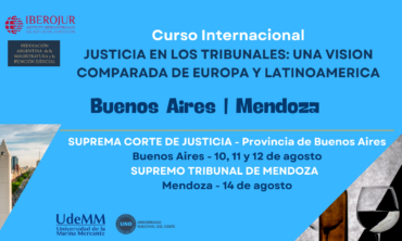 CURSO INTERNACIONAL JUSTICIA EN LOS TRIBUNALES (BUENOS AIRES / MENDOZA)